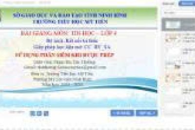 BÀI GIẢNG ELEARNING – LỚP 4 Bài 6 SỬA DỤNG PHẦN MỀM KHI ĐƯỢC PHÉP