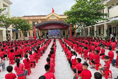Trường Tiểu học Mỹ Tiến tổ chức BUỔI GIAO LƯU “THẮP SÁNG NIỀM TIN”